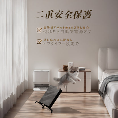 オイルレスヒーター コンベクターヒーター パネルヒーター 暖房器具 電気暖房 対流式 光無し 音無し 高速発熱 温度調節機能付き タイマー機能 リモコン付き LEDディスプレイ タッチ操作 壁掛け 3-8畳